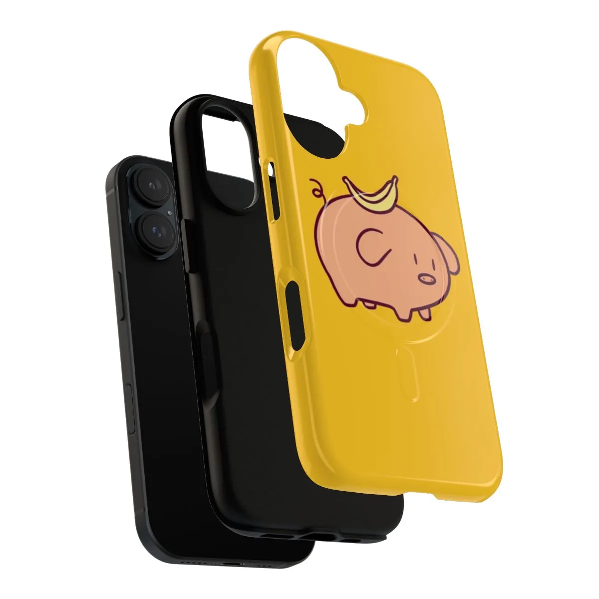 Adorable Banana Pig Phone Case for iPhone and Android