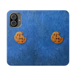 Adorable Cookie Monster Inspired Flip Phone Case