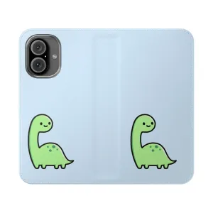 Adorable Dinosaur Flip Phone Case
