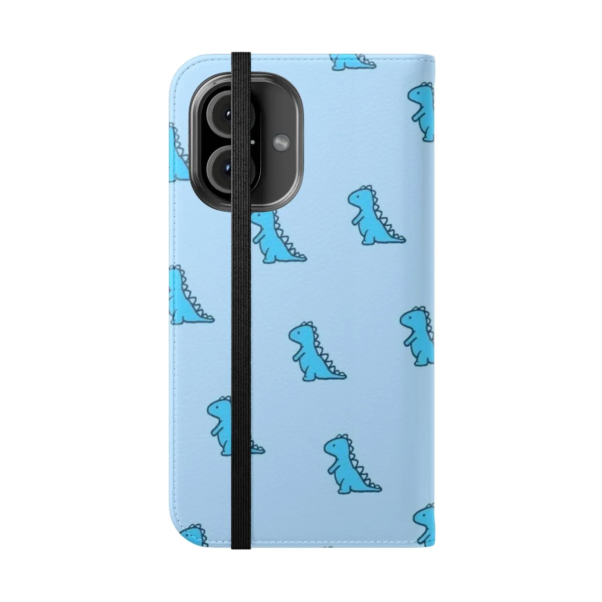 Adorable Dinosaur Phone Case in Baby Blue