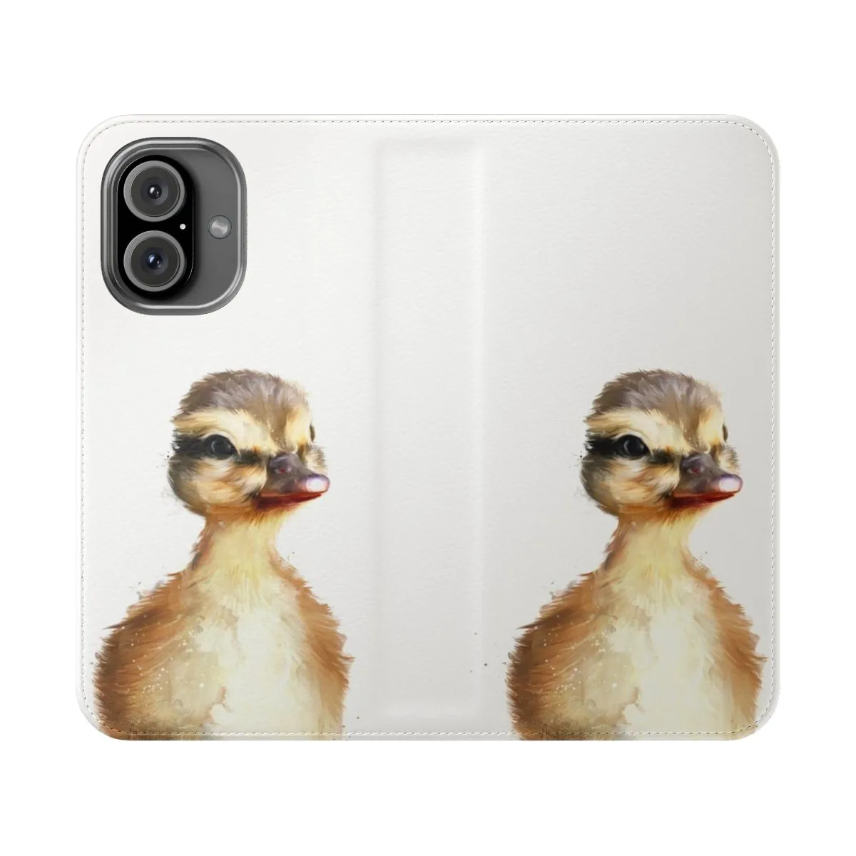 Adorable Duck Flip Cover Phone Case