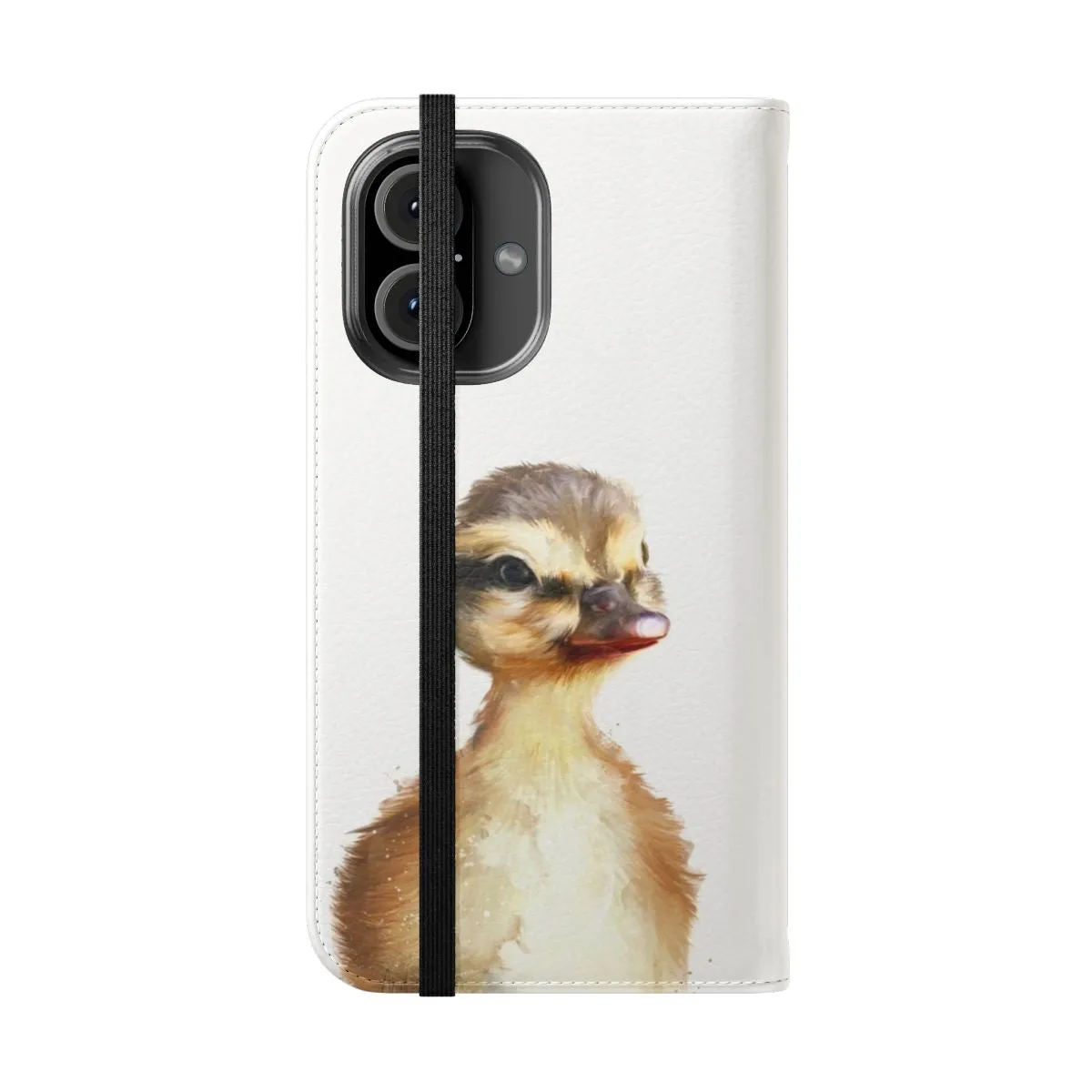Adorable Duck Flip Cover Phone Case
