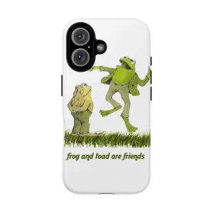 Adorable Frog and Toad Inspired Cottagecore Phone Case