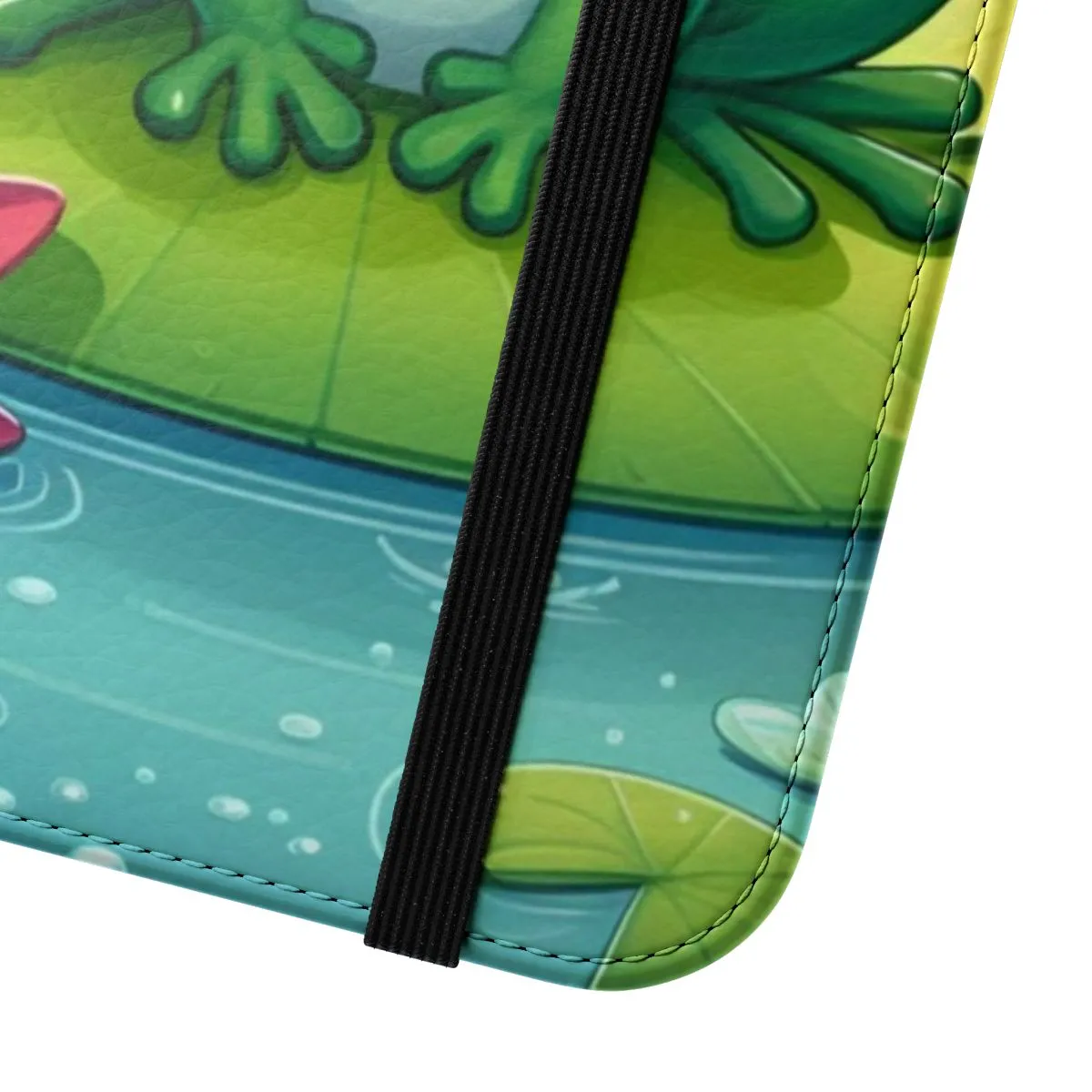 Adorable Frog-Themed Flip Phone Case for Asian Inspired Style