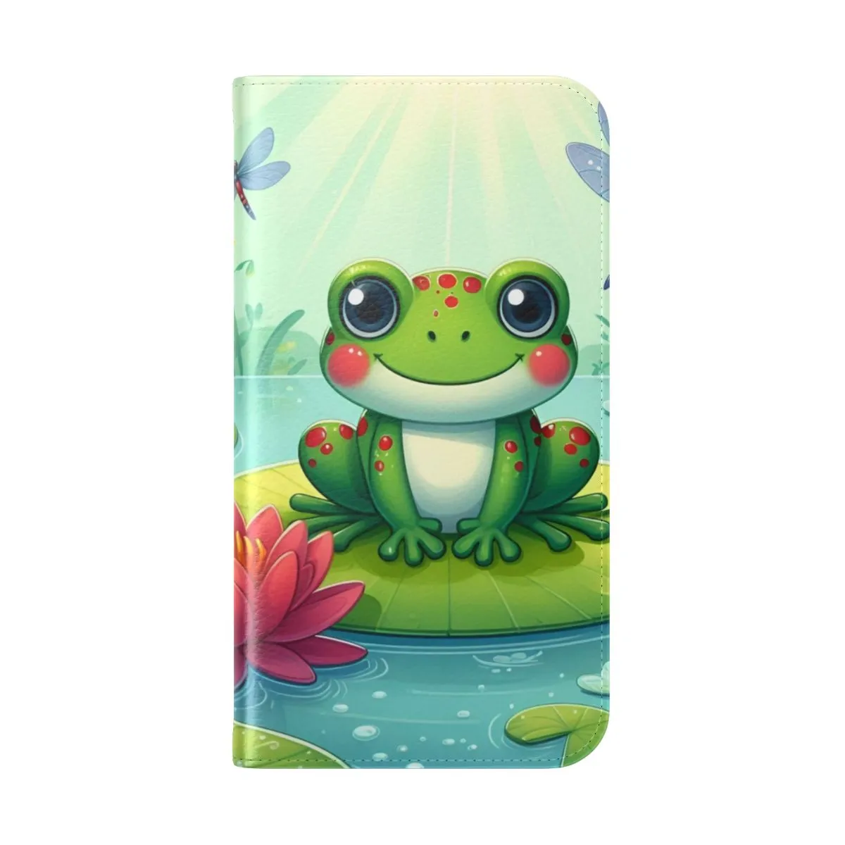 Adorable Frog-Themed Flip Phone Case for Asian Inspired Style