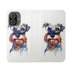 Adorable Miniature Schnauzer Dog Phone Case