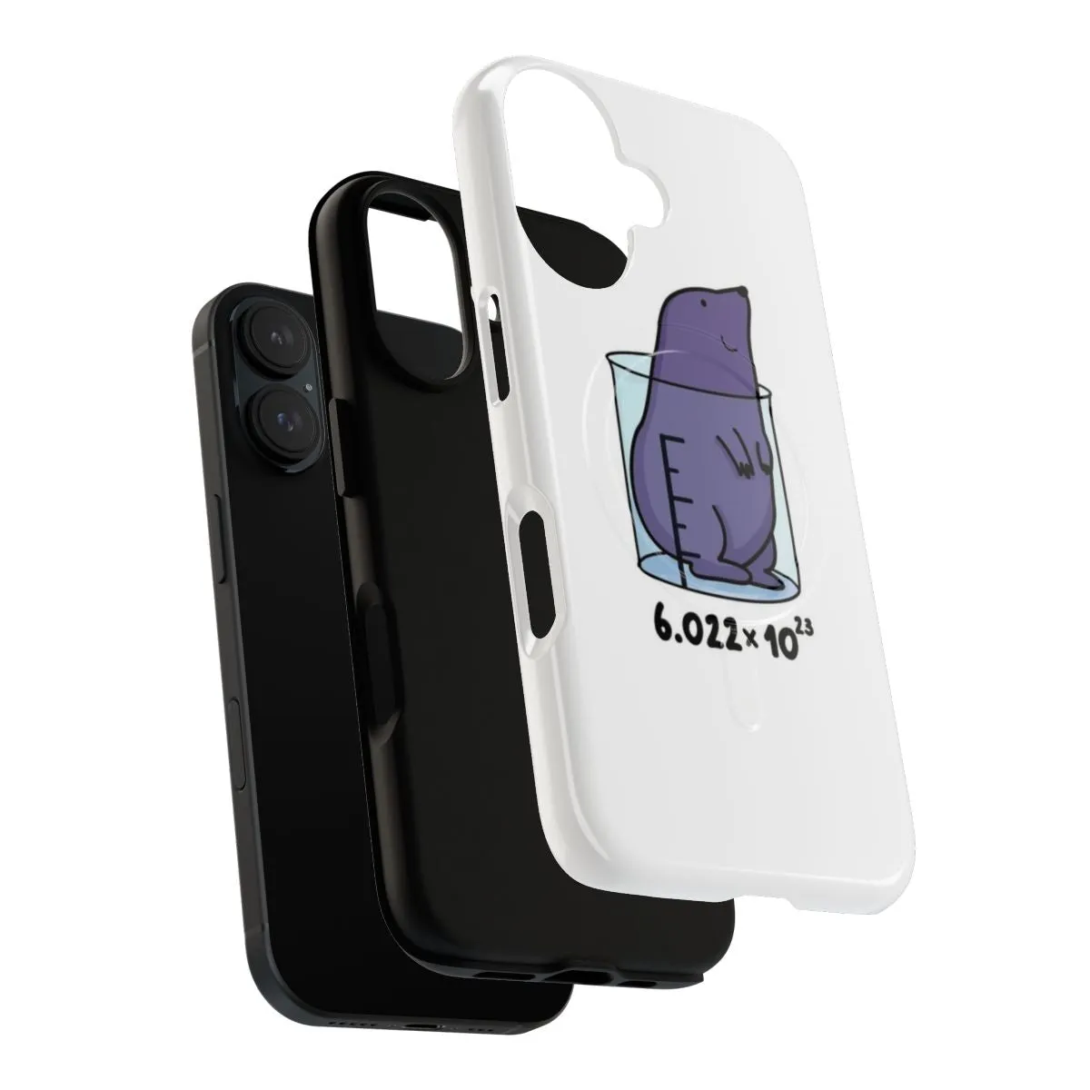 Adorable Mole Puns Phone Case - Chemistry Cartoon Animal Joke