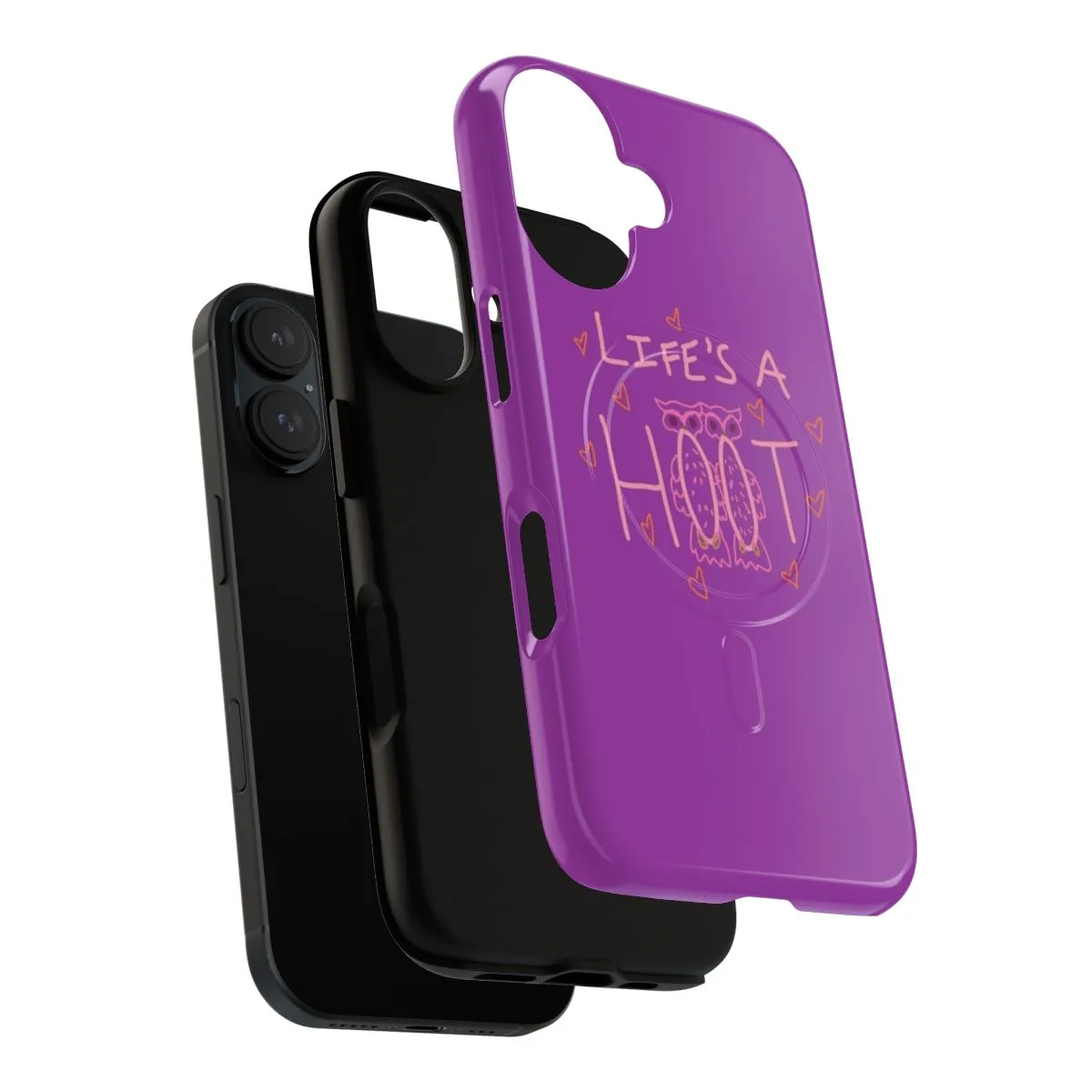 Adorable Owl-Themed Magnetic Protective Phone Cases