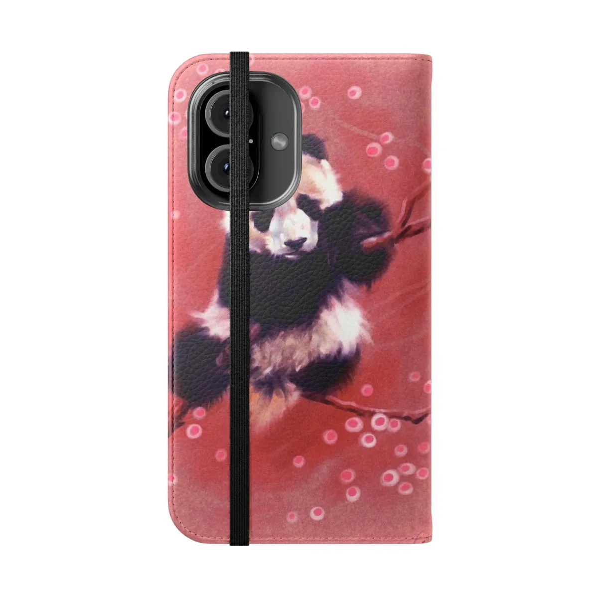 Adorable Panda Flip Phone Case for Nature-Loving Fans
