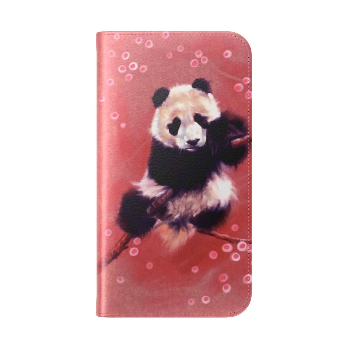 Adorable Panda Flip Phone Case for Nature-Loving Fans