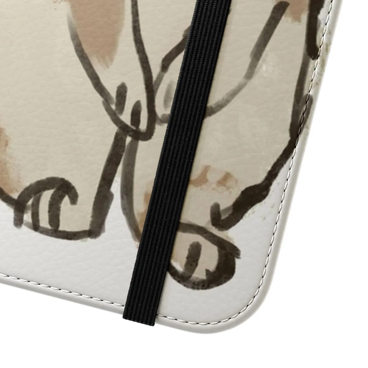 Adorable Rabbit Spotty Flip Cover Phone Case