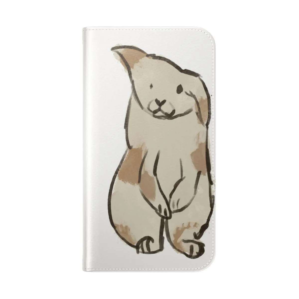 Adorable Rabbit Spotty Flip Cover Phone Case