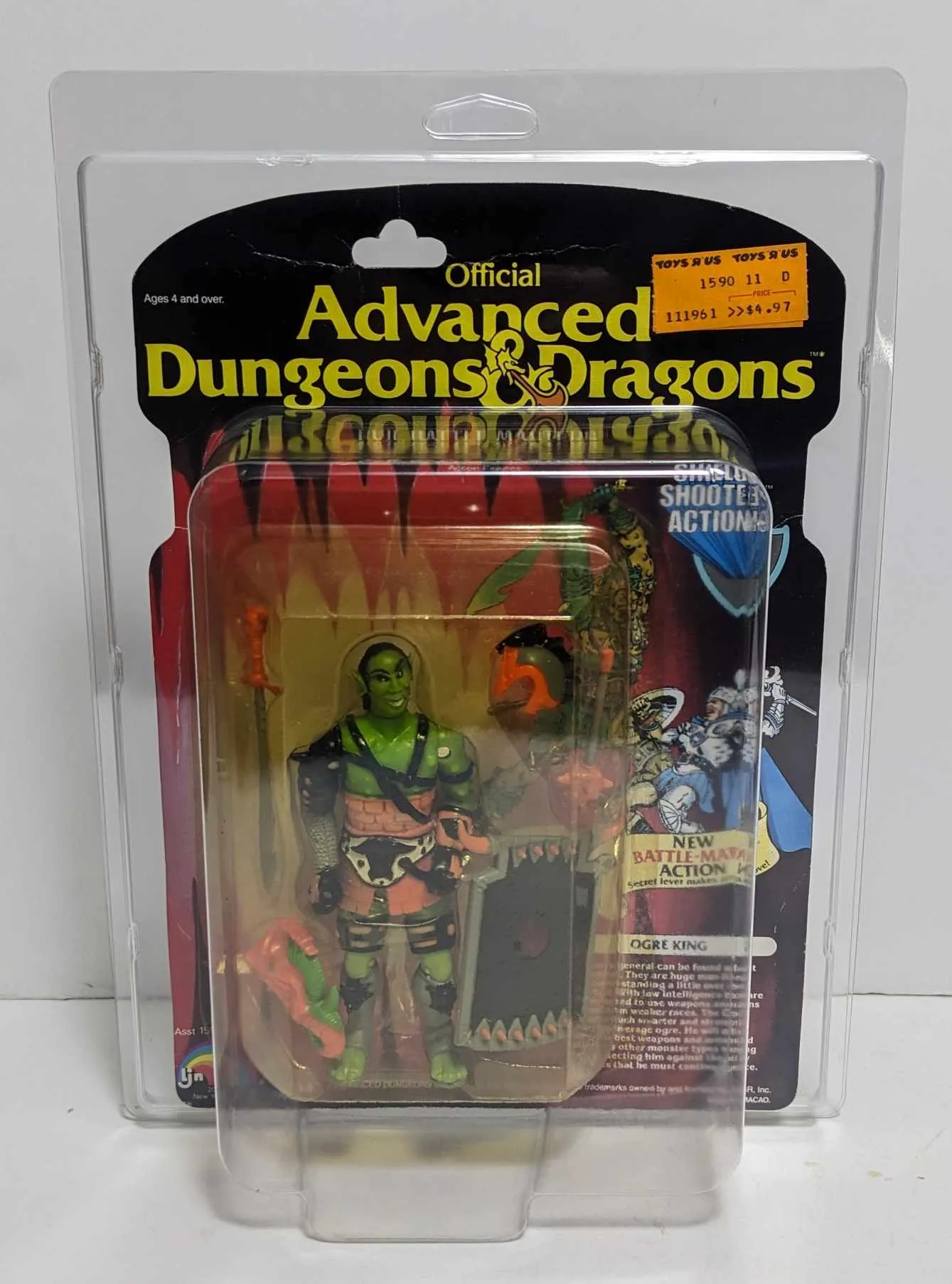 ADVANCED DUNGEONS & DRAGONS | LJN AD&D | MOC UV PROTECTIVE CASE ZOLOLOC ZOLOCASE
