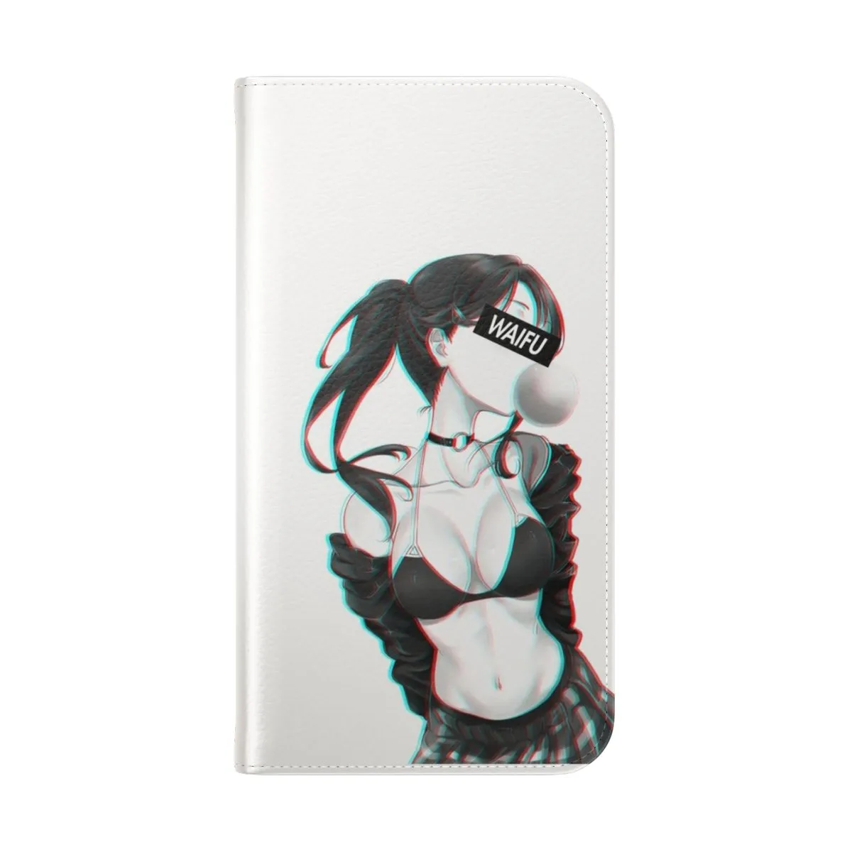 Aesthetic Anime Phone Case with Cute Waifu Design