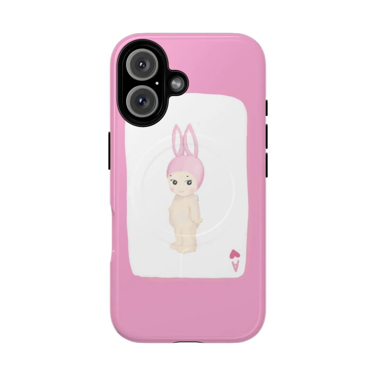 Aesthetic Cute Pink Sticker Phone Cases - Sonny Angel Art Design
