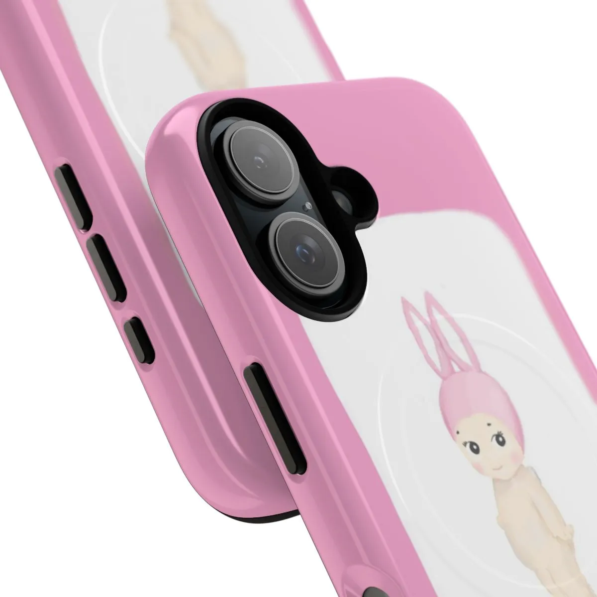 Aesthetic Cute Pink Sticker Phone Cases - Sonny Angel Art Design