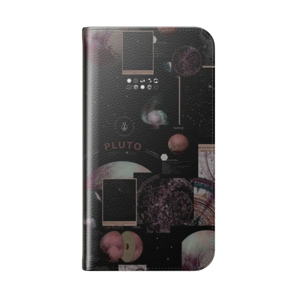Aesthetic Grunge Space Phone Case with Flip Wallet Cover