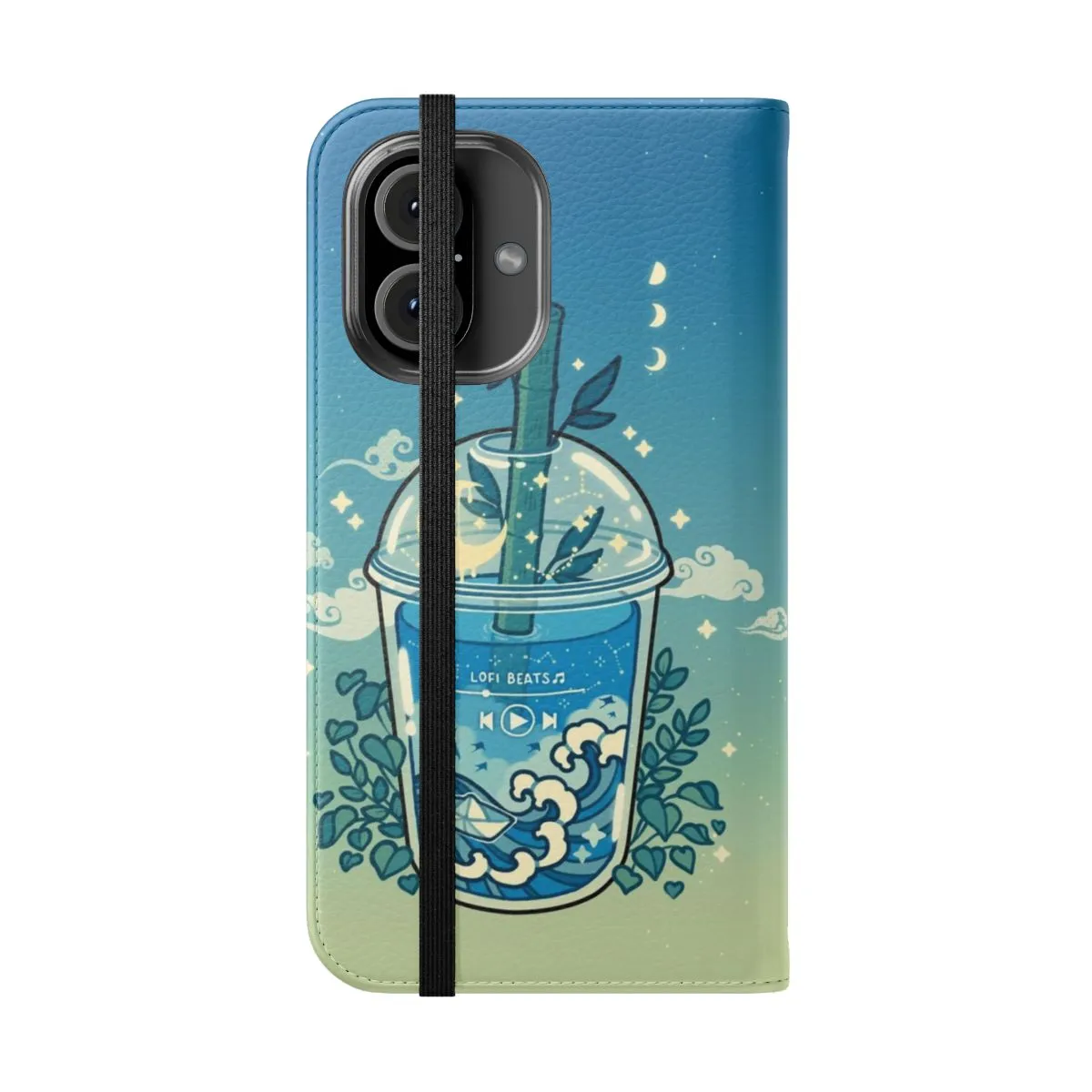 Aesthetic Lofi Boba Themed Phone Case Cover