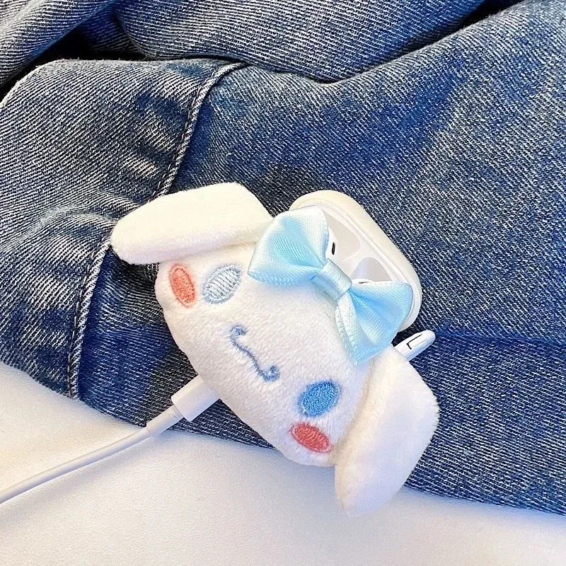 AirPods 4 Fluffy 3D Cute AirPods Case Sanrio Earphone Case