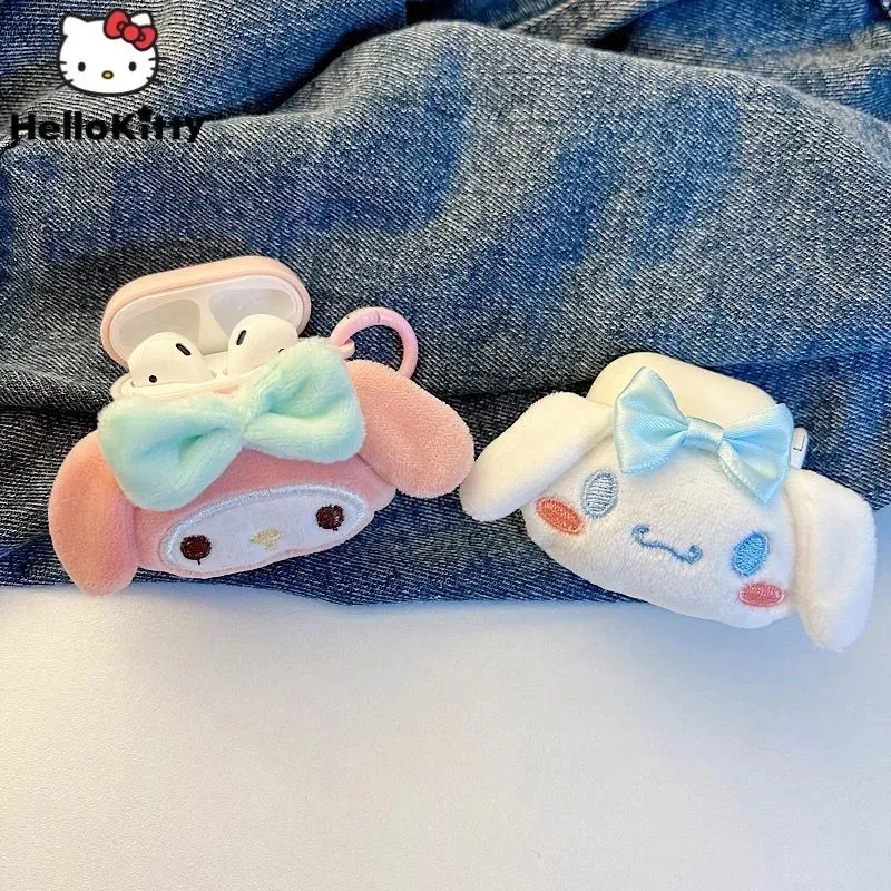 AirPods 4 Fluffy 3D Cute AirPods Case Sanrio Earphone Case