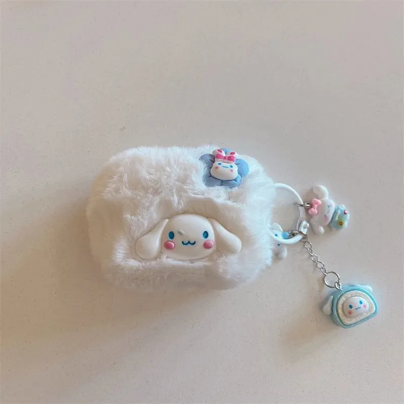 AirPods 4 Fluffy 3D Cute AirPods Case Sanrio Earphone Case