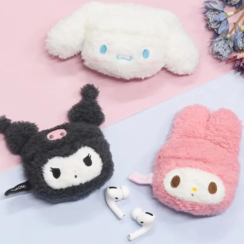 AirPods 4 Fluffy 3D Cute AirPods Case Sanrio Earphone Case