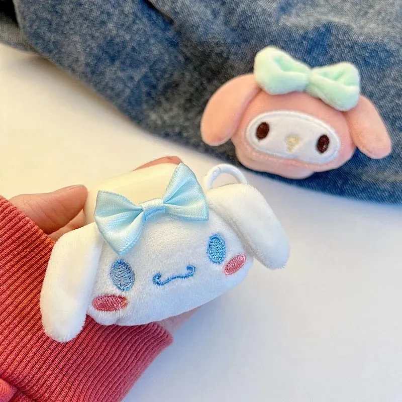 AirPods 4 Fluffy 3D Cute AirPods Case Sanrio Earphone Case
