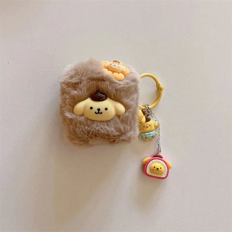 AirPods 4 Fluffy 3D Cute AirPods Case Sanrio Earphone Case