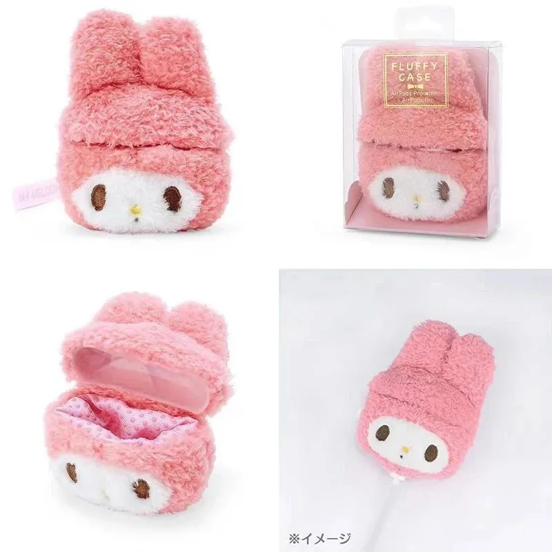 AirPods 4 Fluffy 3D Cute AirPods Case Sanrio Earphone Case