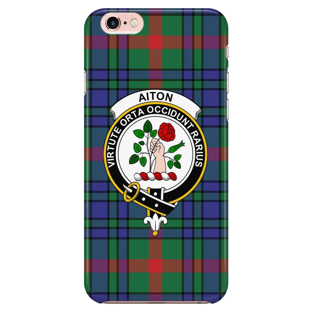 Aiton Ancient Scottish Clan Tartan Phone Case