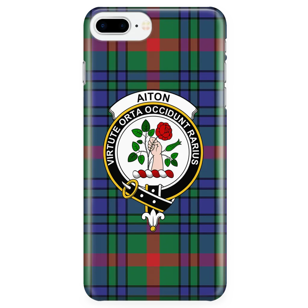 Aiton Ancient Scottish Clan Tartan Phone Case