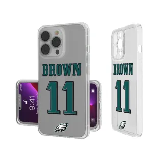 A.J. Brown Philadelphia Eagles 11 Ready Clear Phone Case