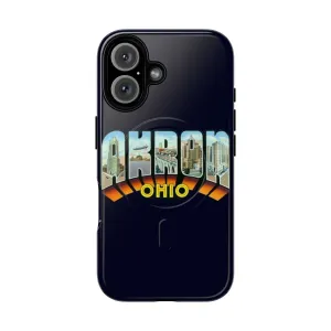 Akron Ohio Retro Vintage Phone Case
