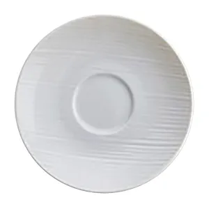 Alani 024322 Embossed Saucer for Stacking Espresso Cup, 5-3/4", Case of 24