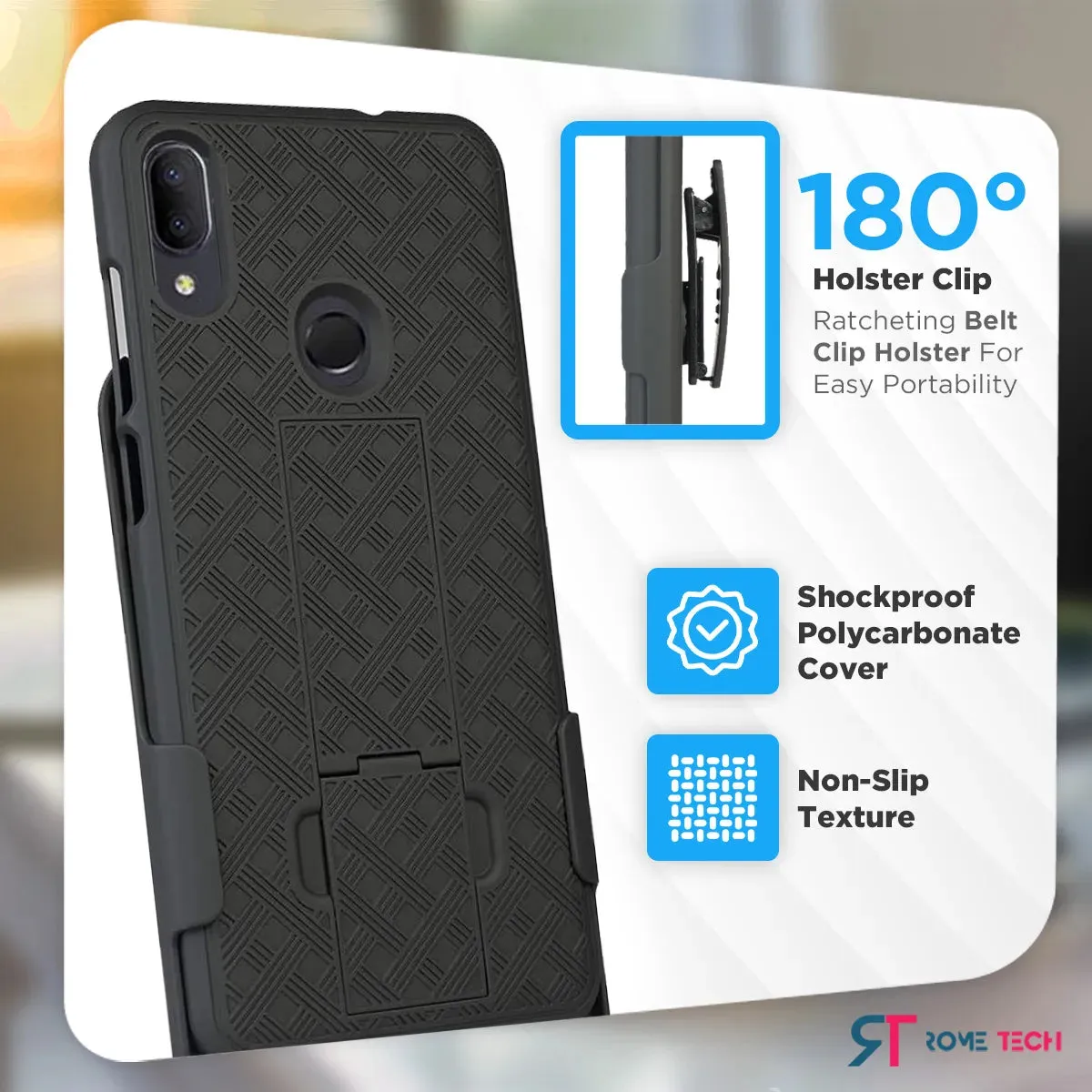 Alcatel 3V Belt Clip Holster Phone Case