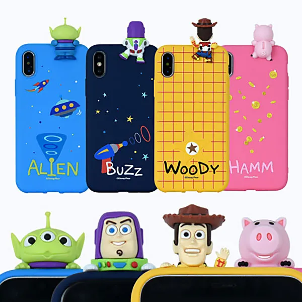 Alien Toy Story Disney mini Figure Protective Soft iphone Case