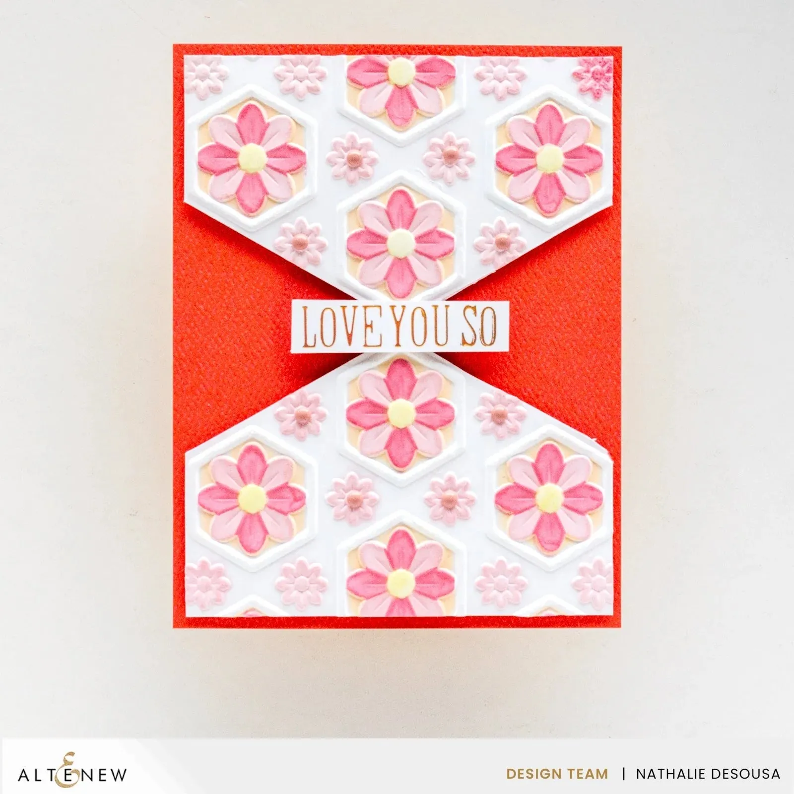 Altenew Botanical Honeycomb Botanical 3D Embossing Folder