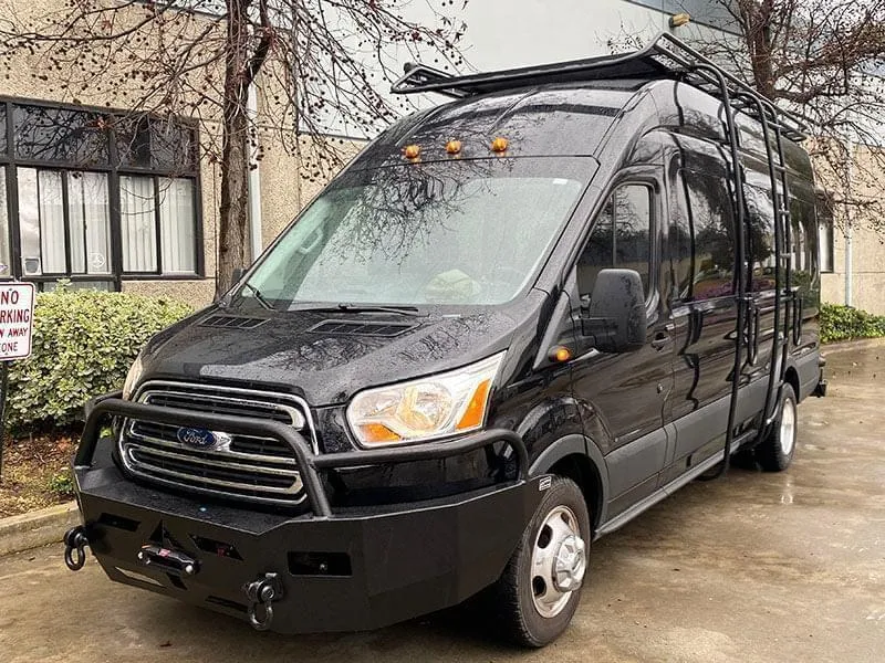 Aluminess Front Winch Bumper for Ford Transit 2015-2019