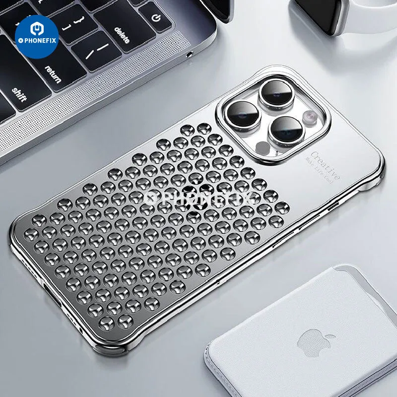 Aluminum Alloy Heat Dissipation Phone Case For iPhone 14 15 Series