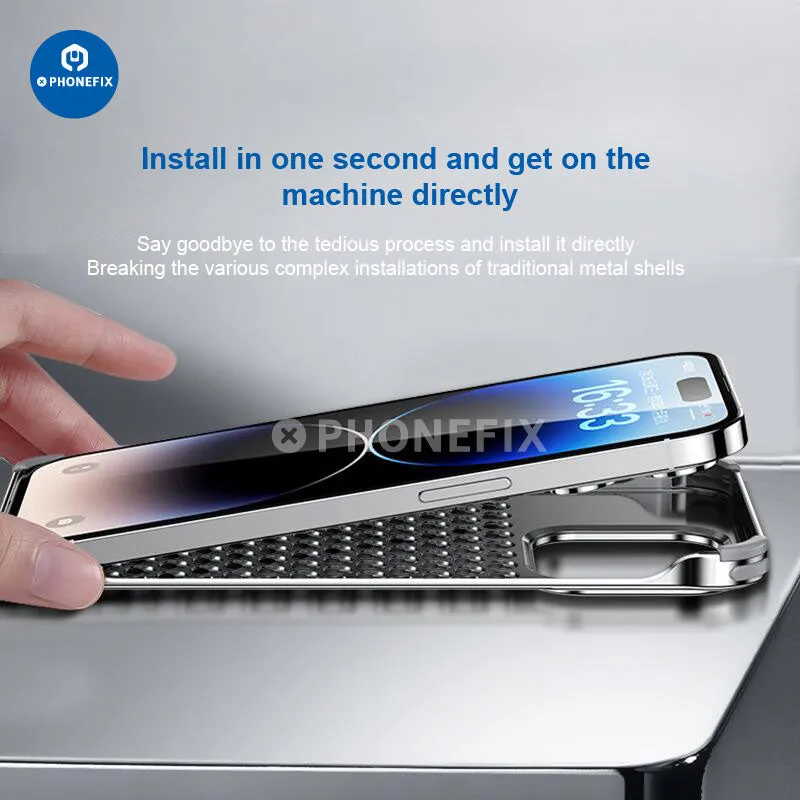 Aluminum Alloy Heat Dissipation Phone Case For iPhone 14 15 Series