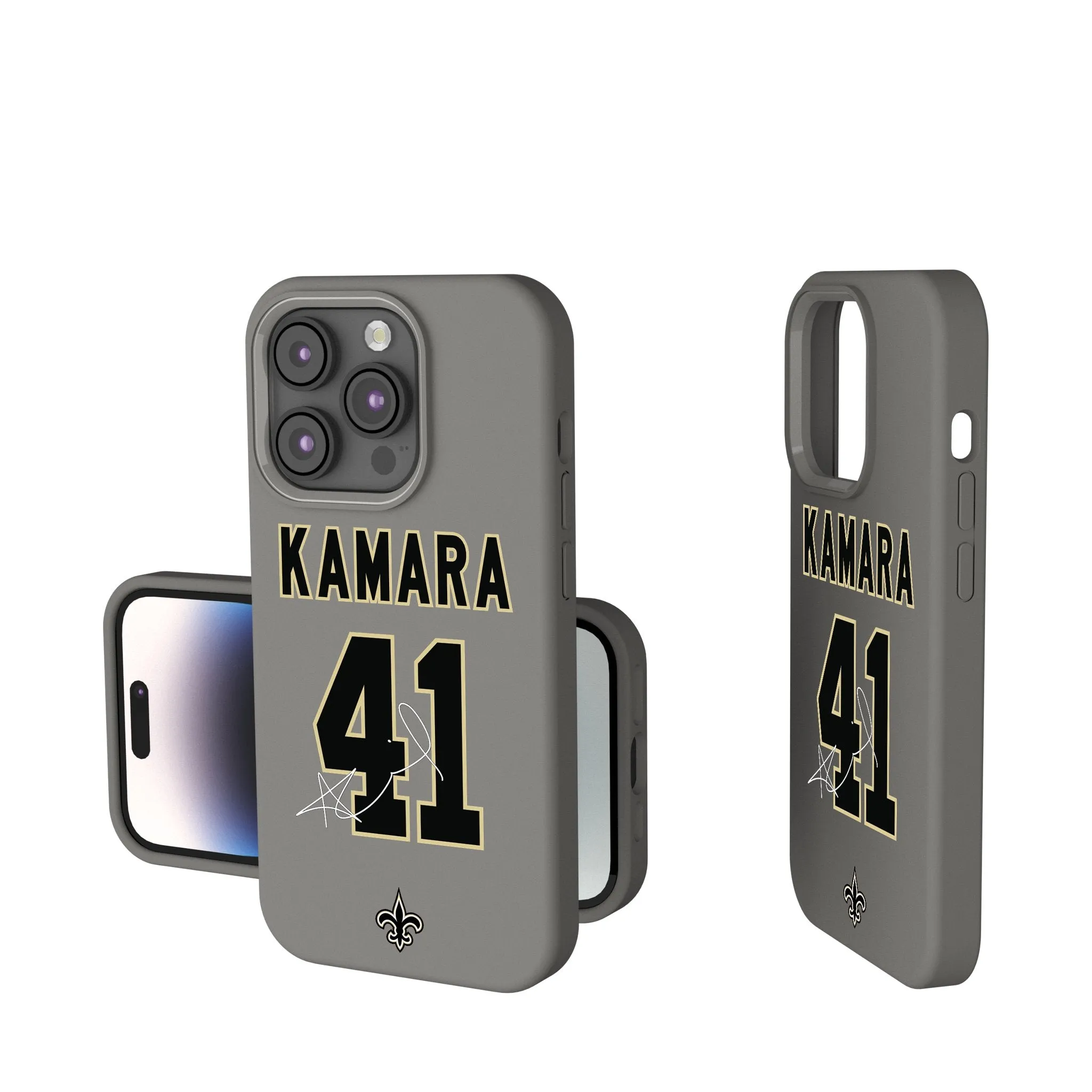 Alvin Kamara New Orleans Saints 41 Ready Soft Touch Phone Case