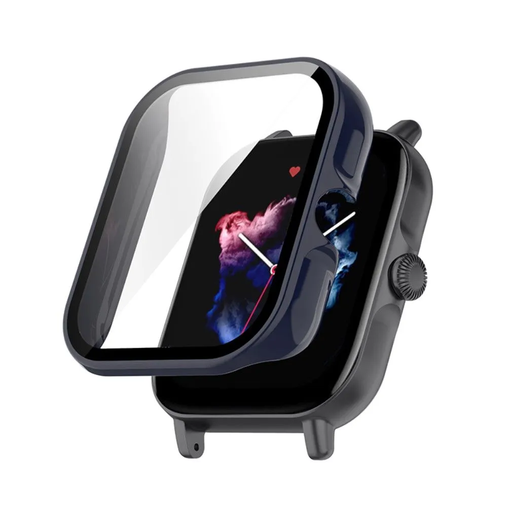 Amazfit GTS 3 ultra-thin cover with tempered glass - Midnight Blue
