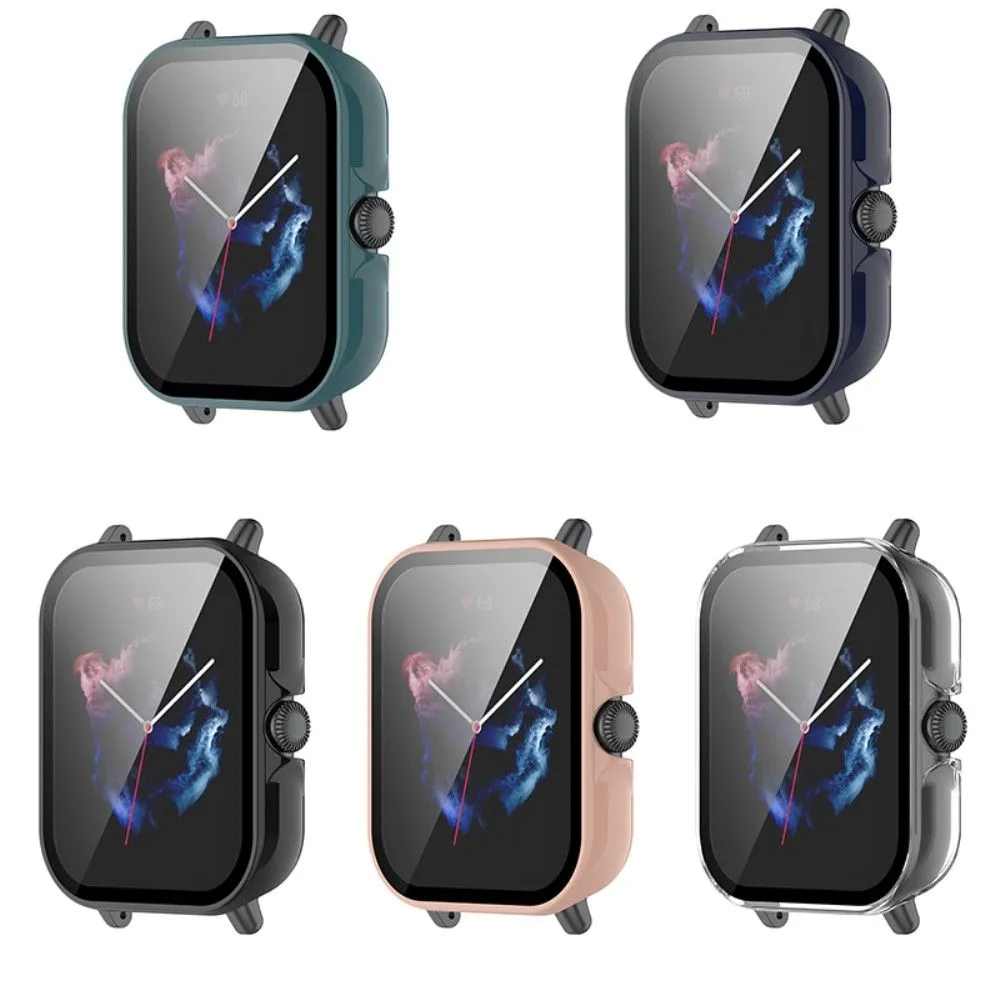 Amazfit GTS 3 ultra-thin cover with tempered glass - Midnight Blue