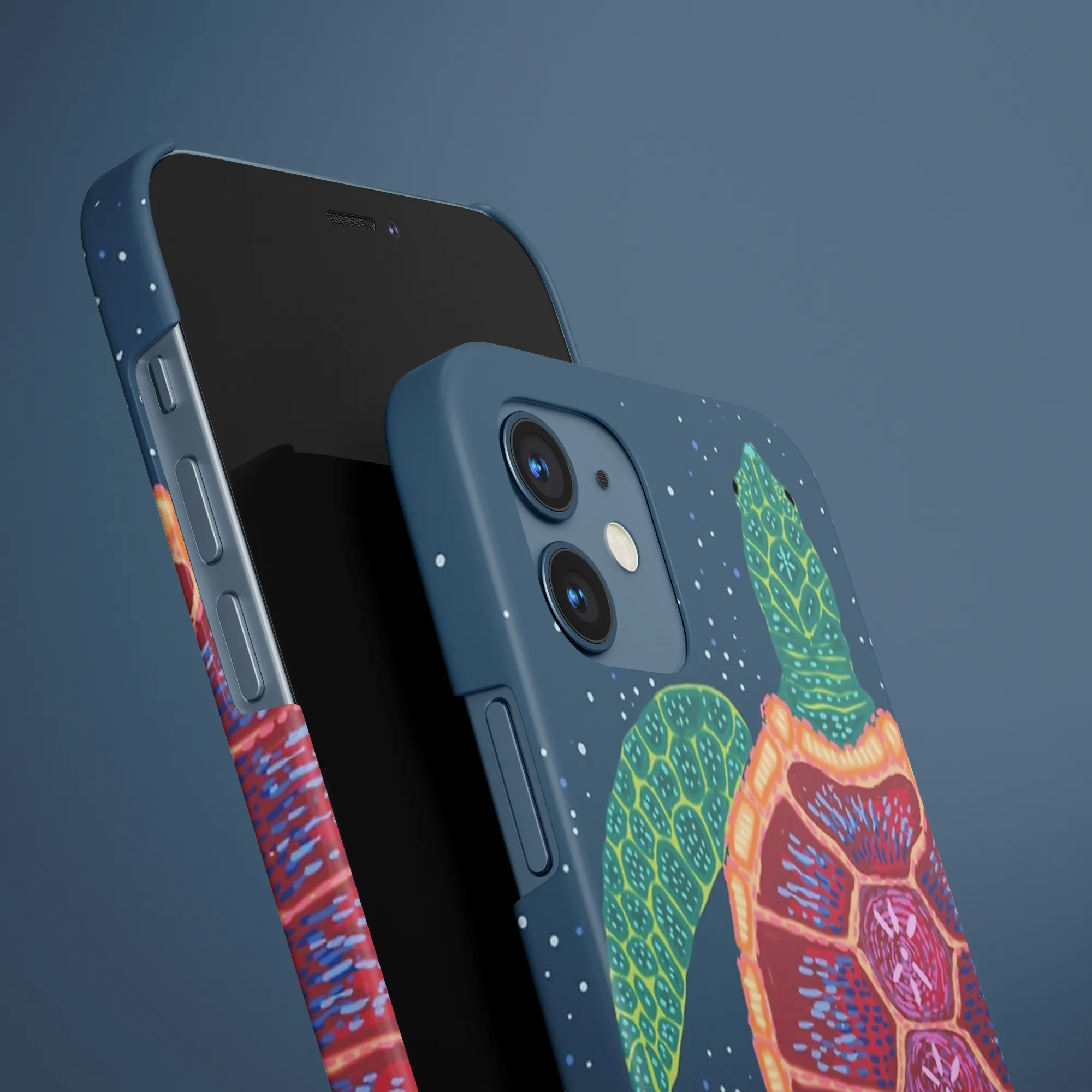 Amazing Tortoise Slim Case Cover With Same Design Holder