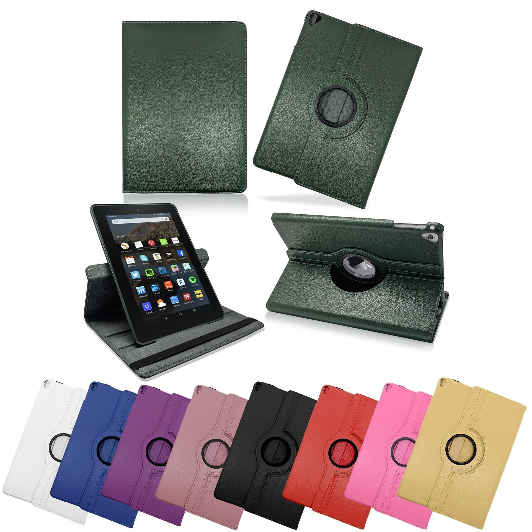 Amazon Fire 7 2015 360� Rotating Folio Case