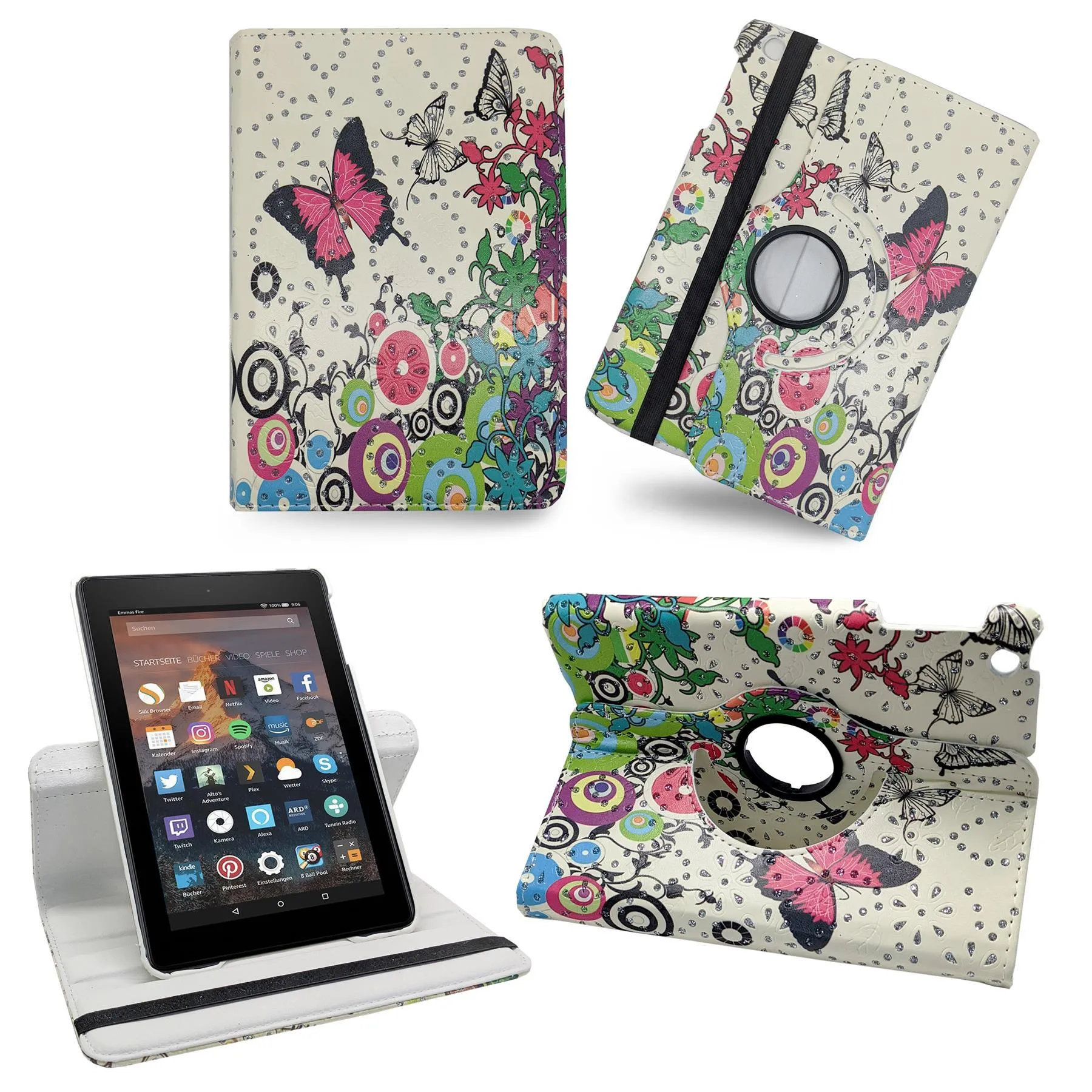 Amazon Fire 7 2015 360� Rotating Folio Case