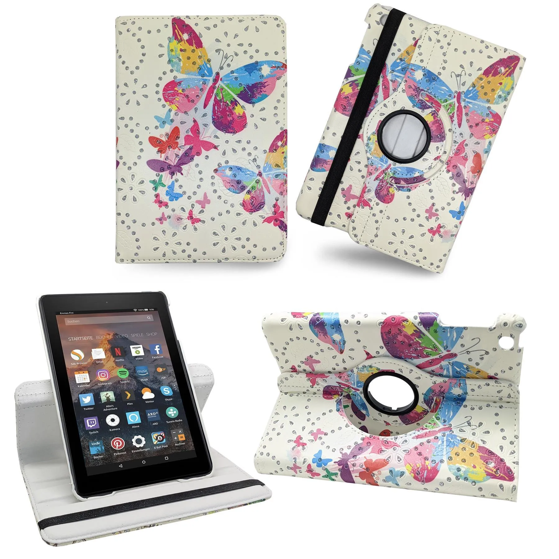 Amazon Fire 7 2015 360� Rotating Folio Case