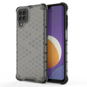 AMZER Honeycomb SlimGrip Hybrid Bumper Case for Samsung Galaxy M12
