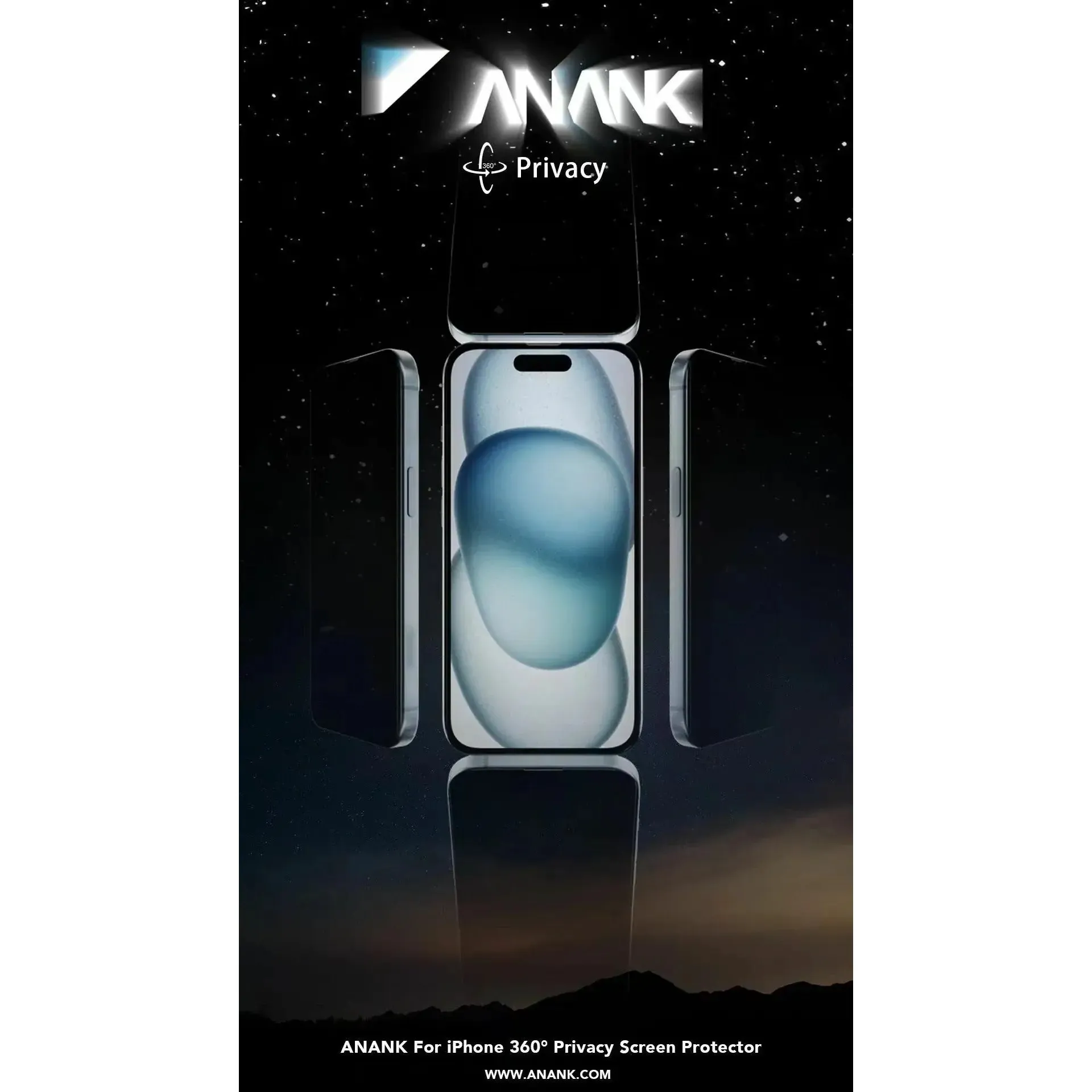 Anank 360 Degree Anti-Peeping Sticker Ultimate Privacy & Screen Protection Solution