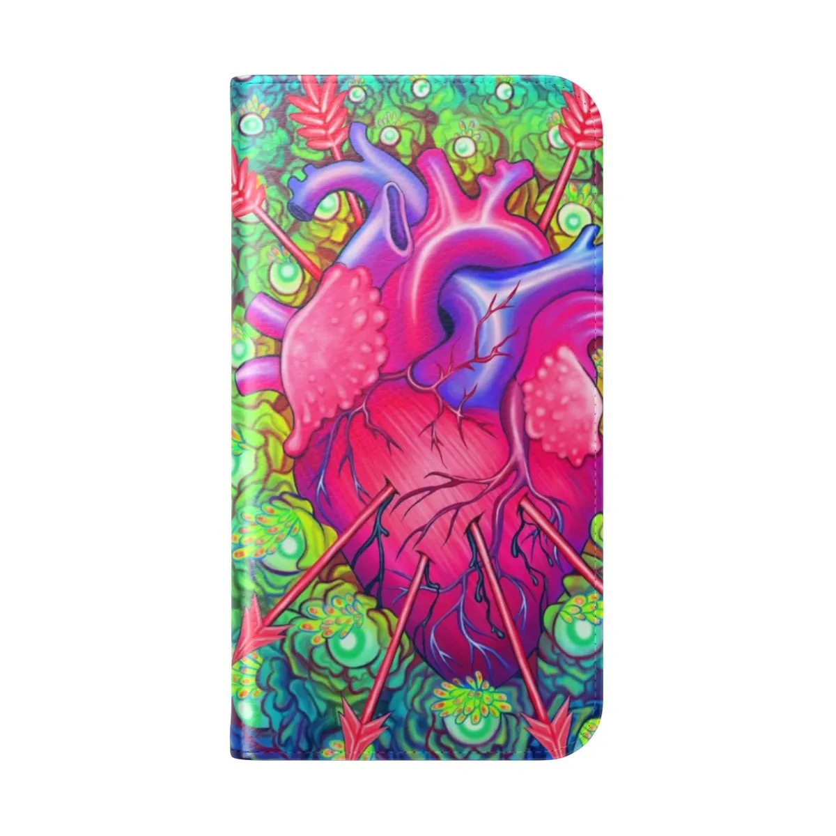 Anatomical Floral Phone Case - Unique & Creepy Protective Cover